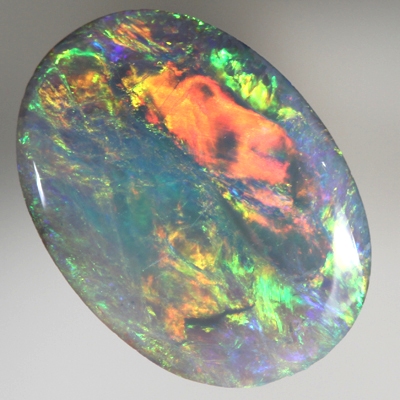 SOLID SEMI BLACK OPAL Very bright rolling flashes SEE VIDEO